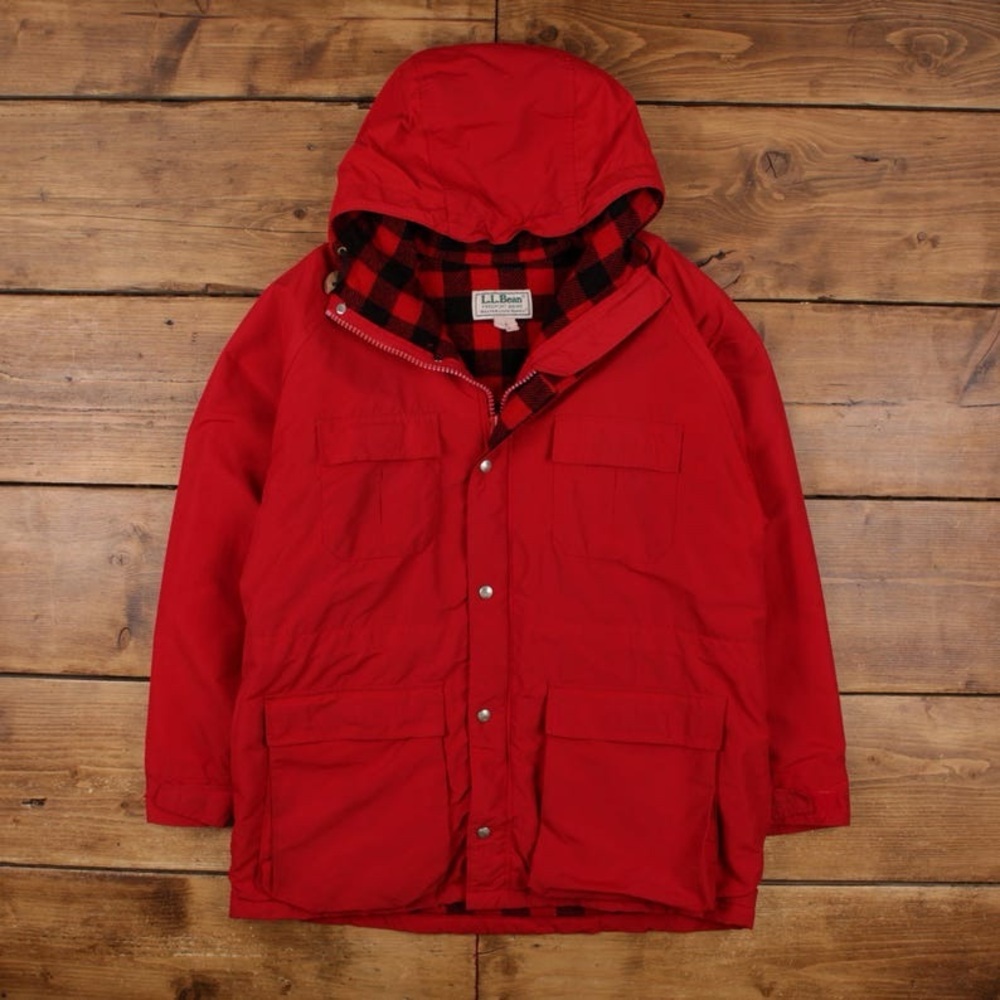 L.L. Bean Men's Baxter State Parka Bold Red Large